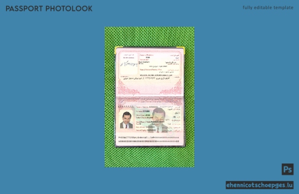 Iranischer Reisepass 2007-2014: Beispielansicht